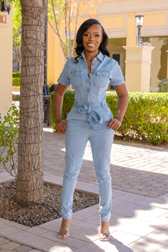 MARY DENIM JUMPSUIT