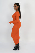 Love Me Long Dress (Orange)