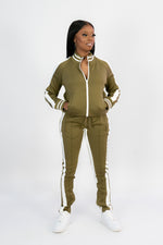 Too Cool Pant Set (Olive)
